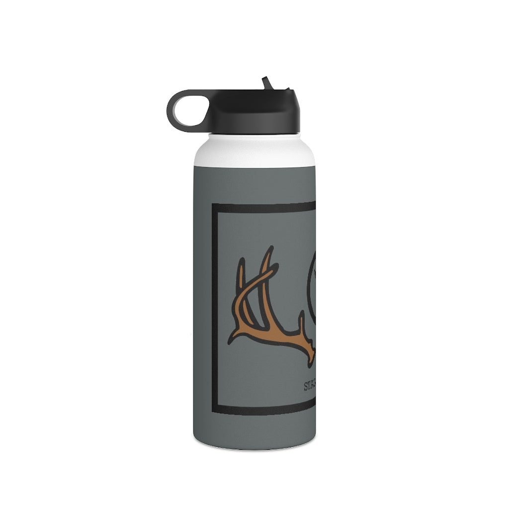 Stainless Steel Water Bottle, (sports lid)- FDX