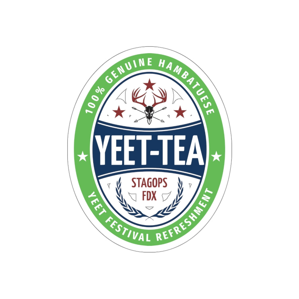 Vice collection- YEET TEA Die-Cut Sticker