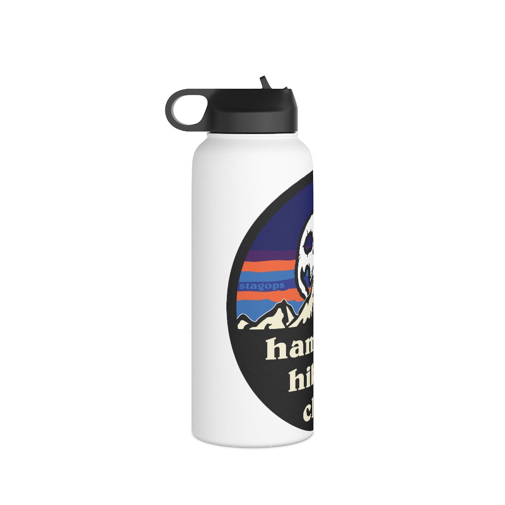 (Exclusive) Stainless Steel Water Bottle, (sports lid)- Hambatu hiking club