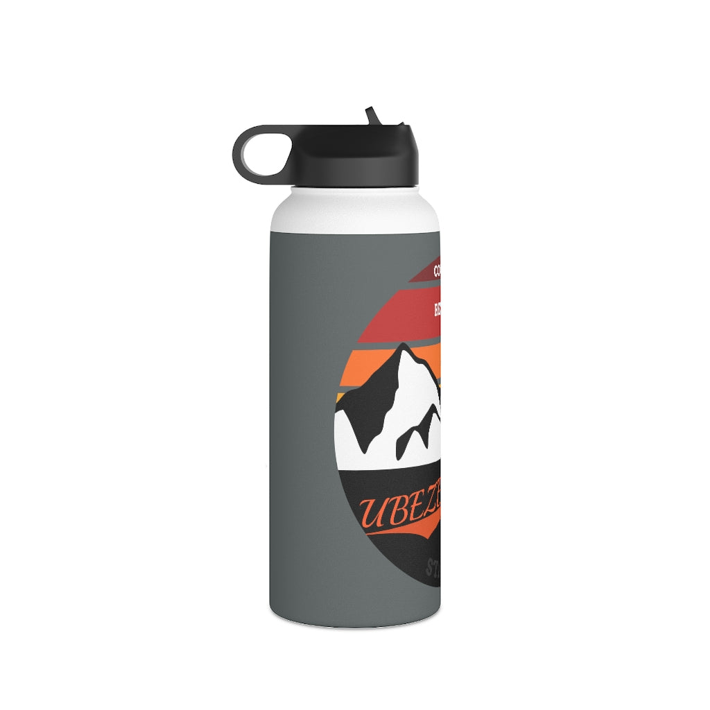 Stainless Steel Water Bottle, (sports lid)- UBEZBEKISTAN