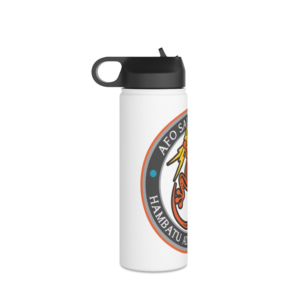 Stainless Steel Water Bottle, (sports lid)- AFO SALAMANDER