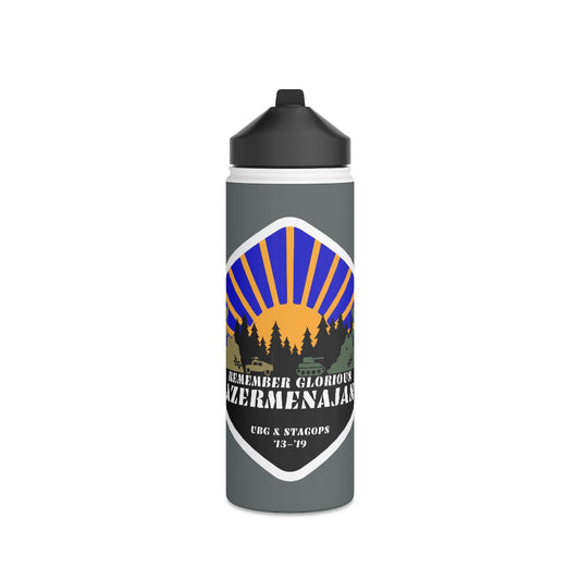 Stainless Steel Water Bottle, (sports lid)- AZERMENAJAN