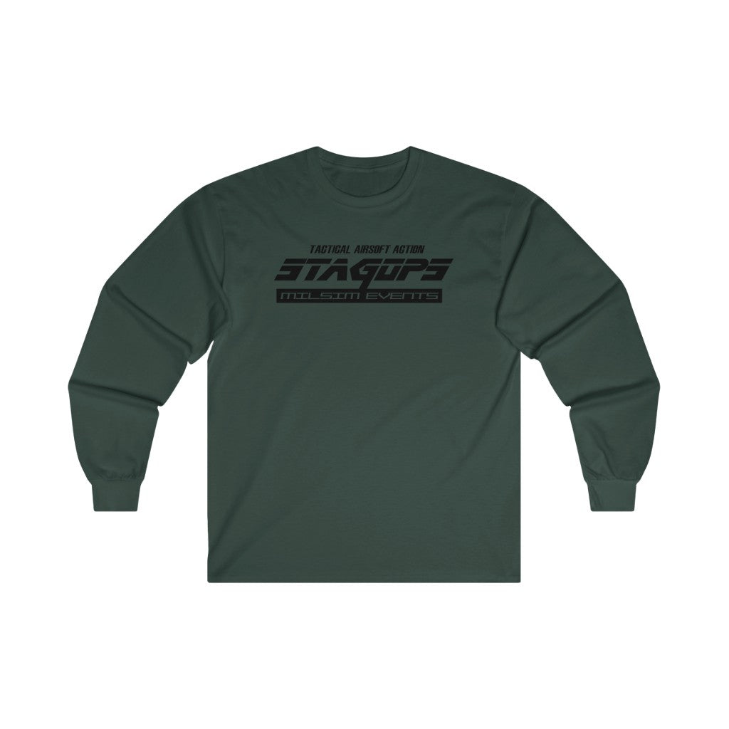 STAGOPS MGS style logo (black) Ultra Cotton Long Sleeve Tee