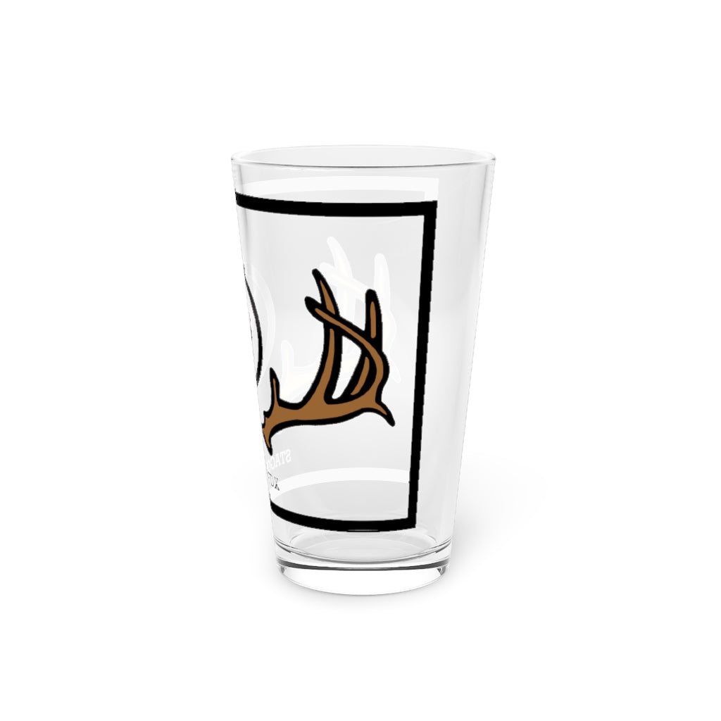 FDX logo Pint Glass, 16oz