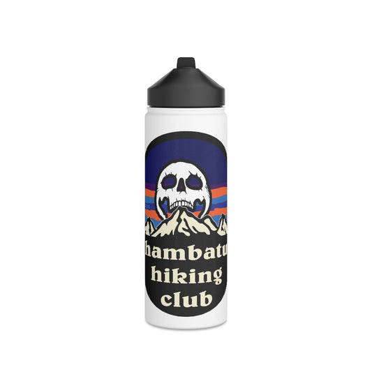 (Exclusive) Stainless Steel Water Bottle, (sports lid)- Hambatu hiking club