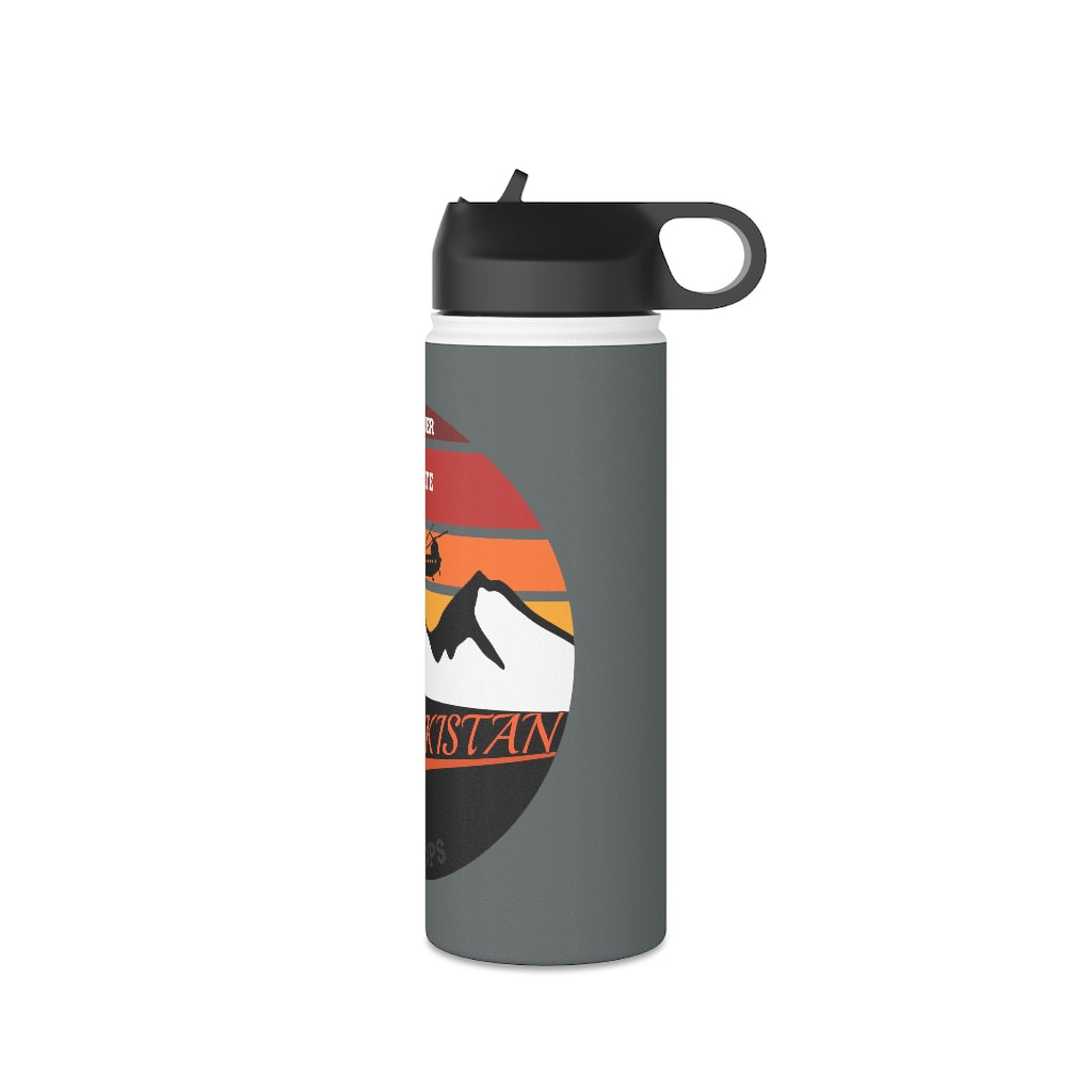 Stainless Steel Water Bottle, (sports lid)- UBEZBEKISTAN