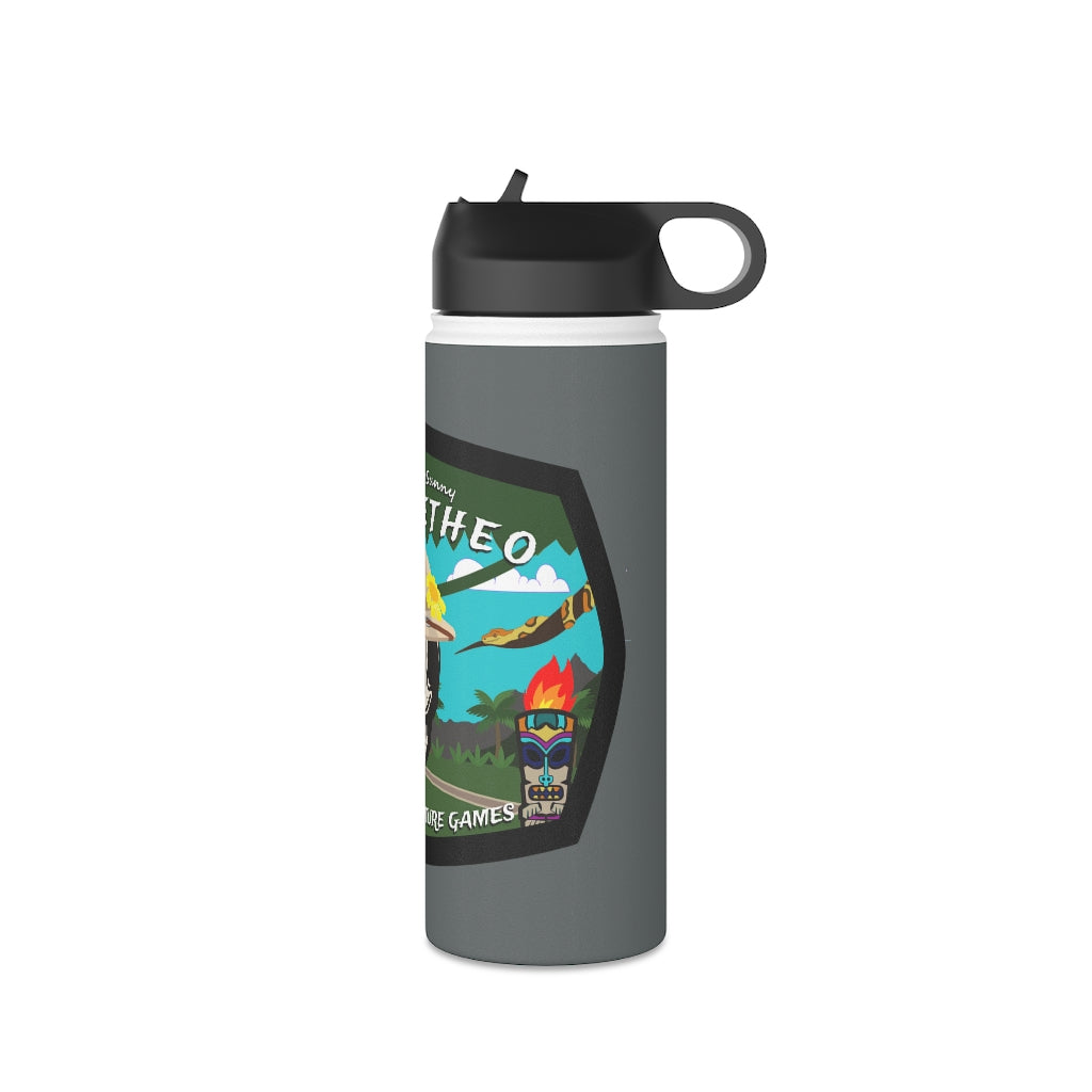 Stainless Steel Water Bottle, (sports lid)- SAN PETHEO