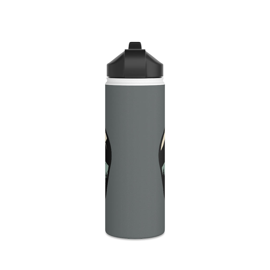 Stainless Steel Water Bottle, (sports lid)- BAGRITZNIA