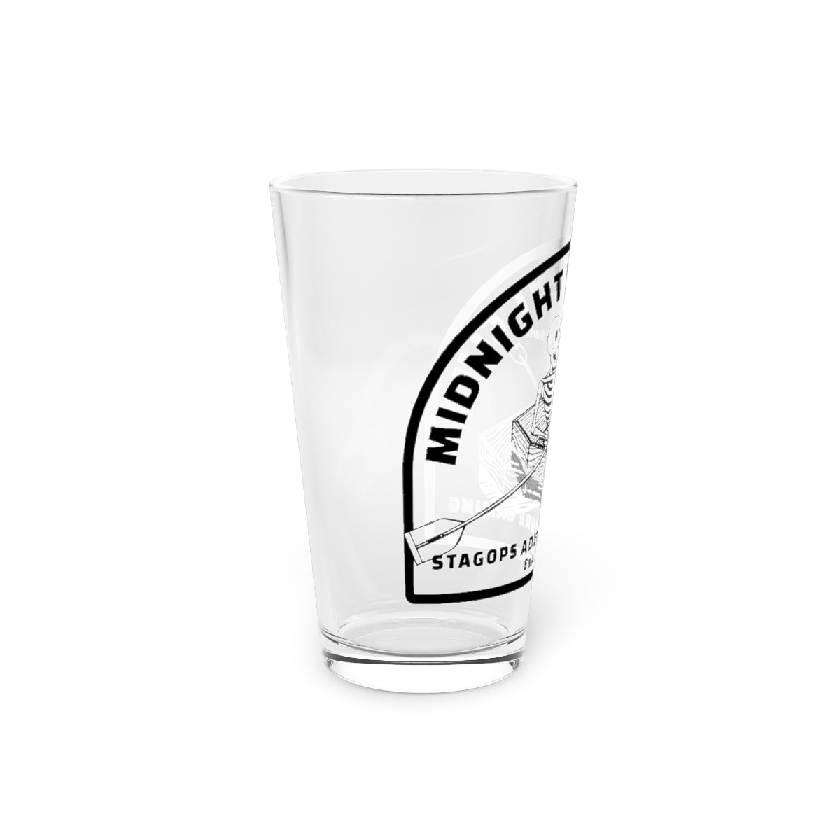 Midnight Yacht club Pint Glass, 16oz