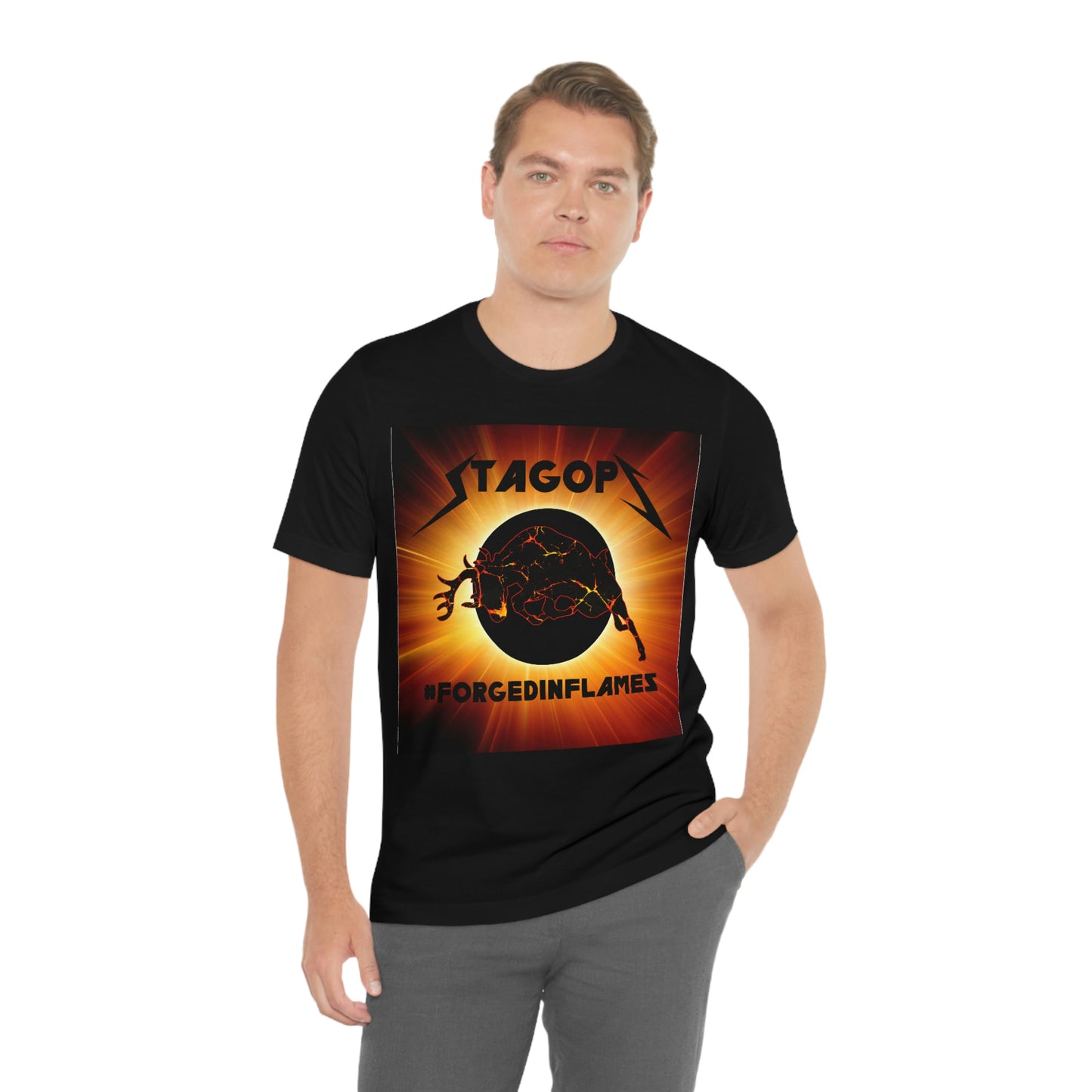 STAGOPS 2021 "Forged in Flames" double sided Tee