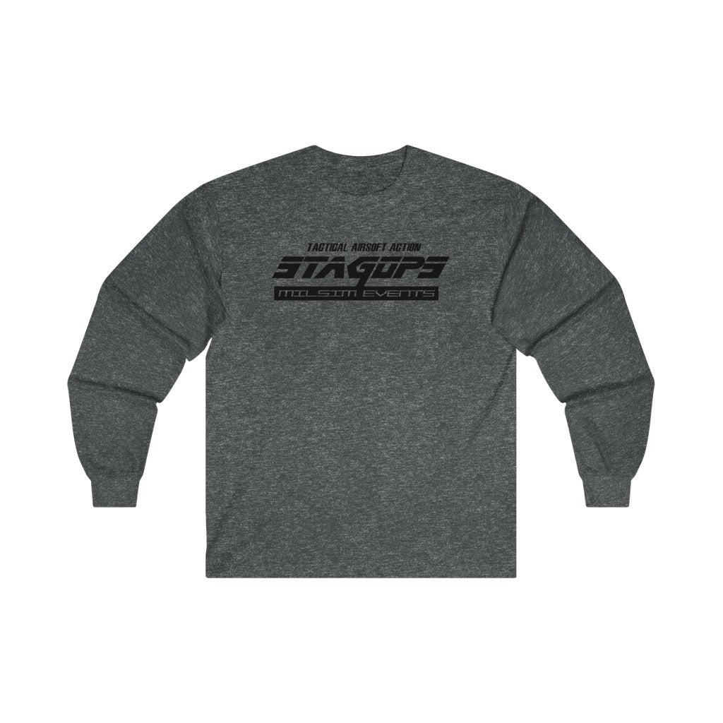 STAGOPS MGS style logo (black) Ultra Cotton Long Sleeve Tee