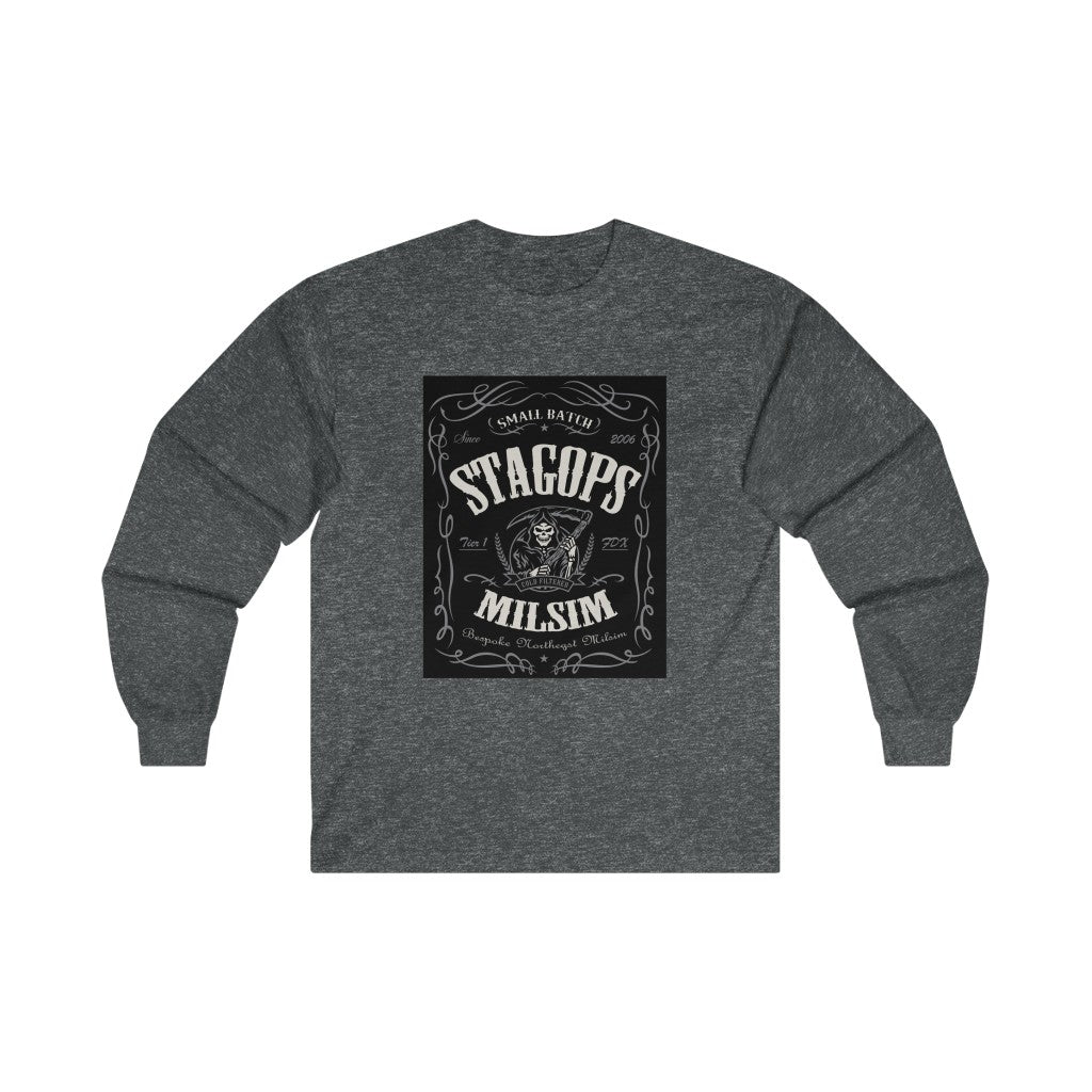 "Black Label" Ultra Cotton Long Sleeve Tee