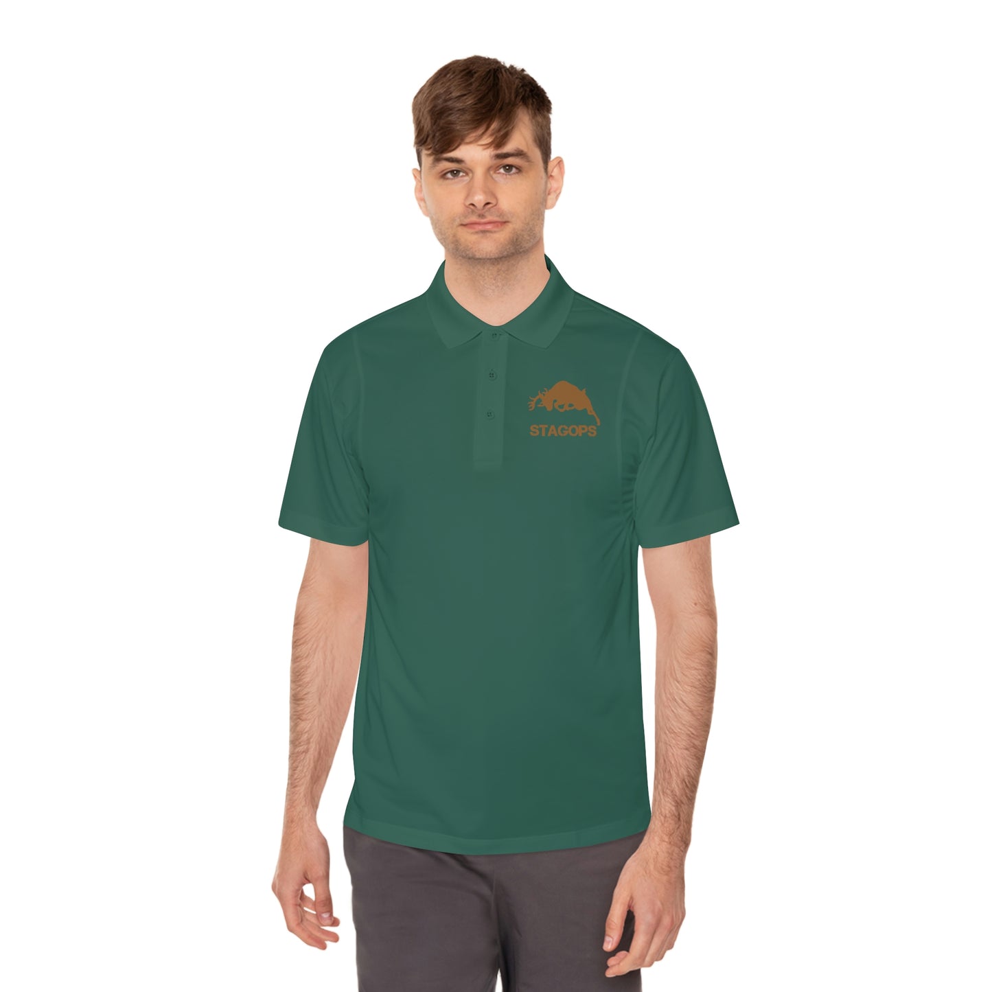 STAGOPS logo Sport Polo Shirt