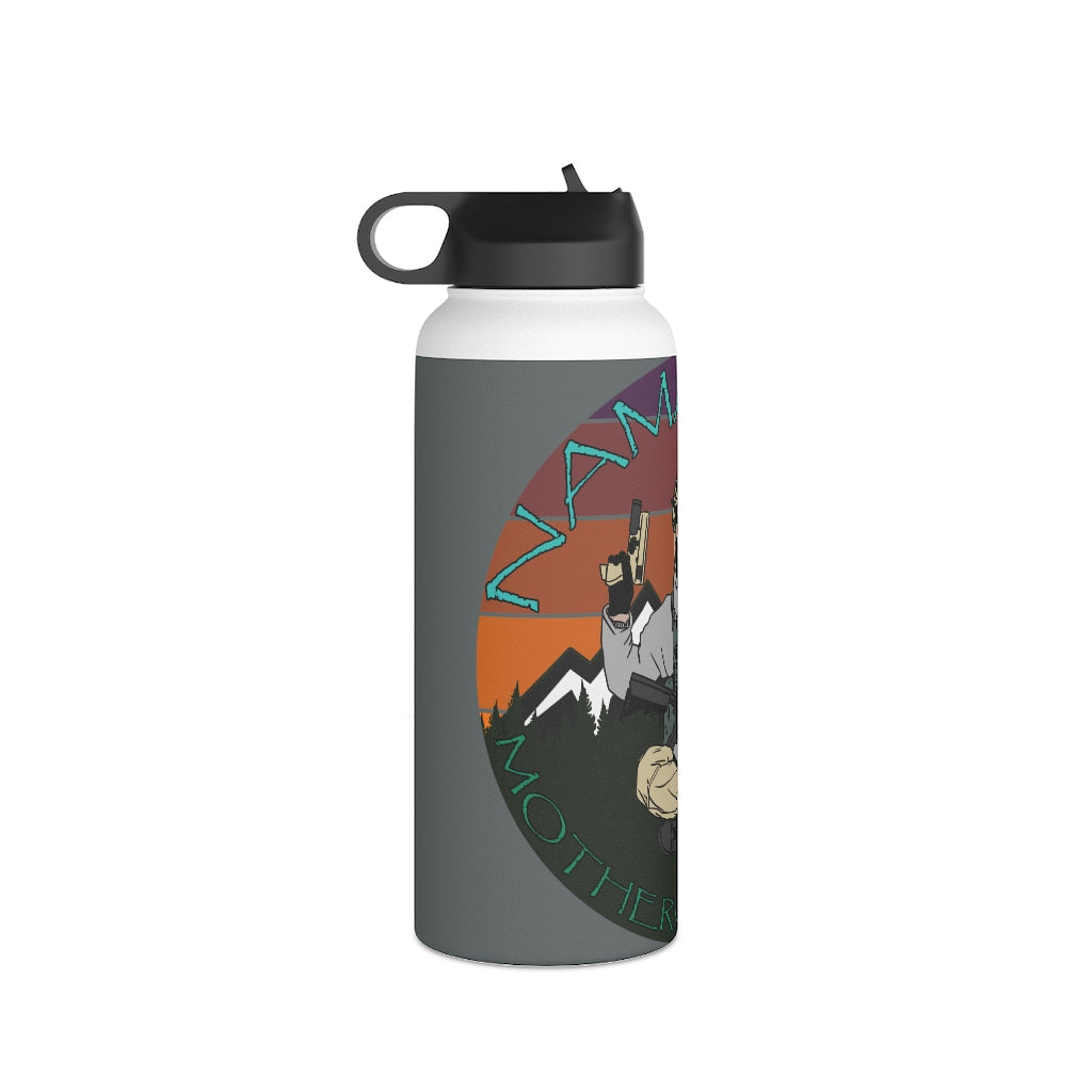 Stainless Steel Water Bottle, (sports lid)- NAMASTE MOTHERF#%^ERS