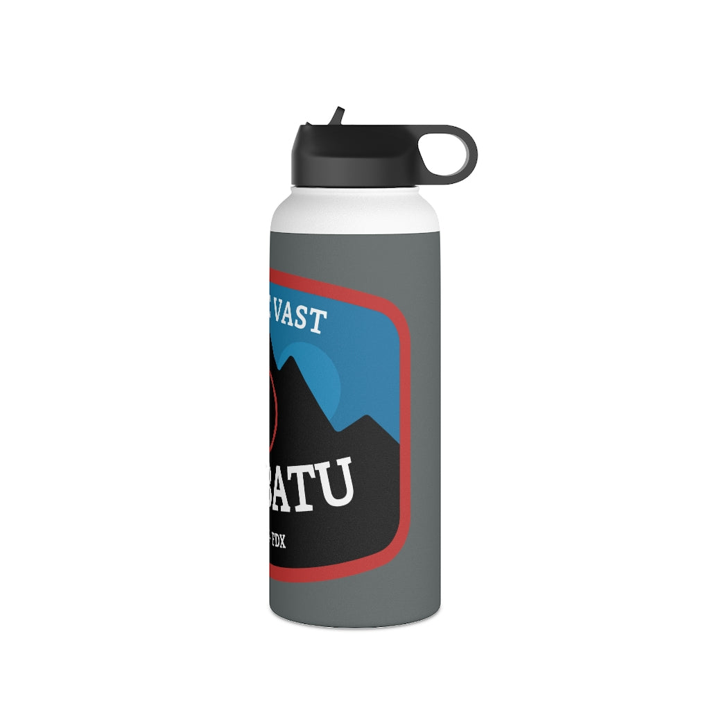 Stainless Steel Water Bottle, (sports lid)- HAMBATU