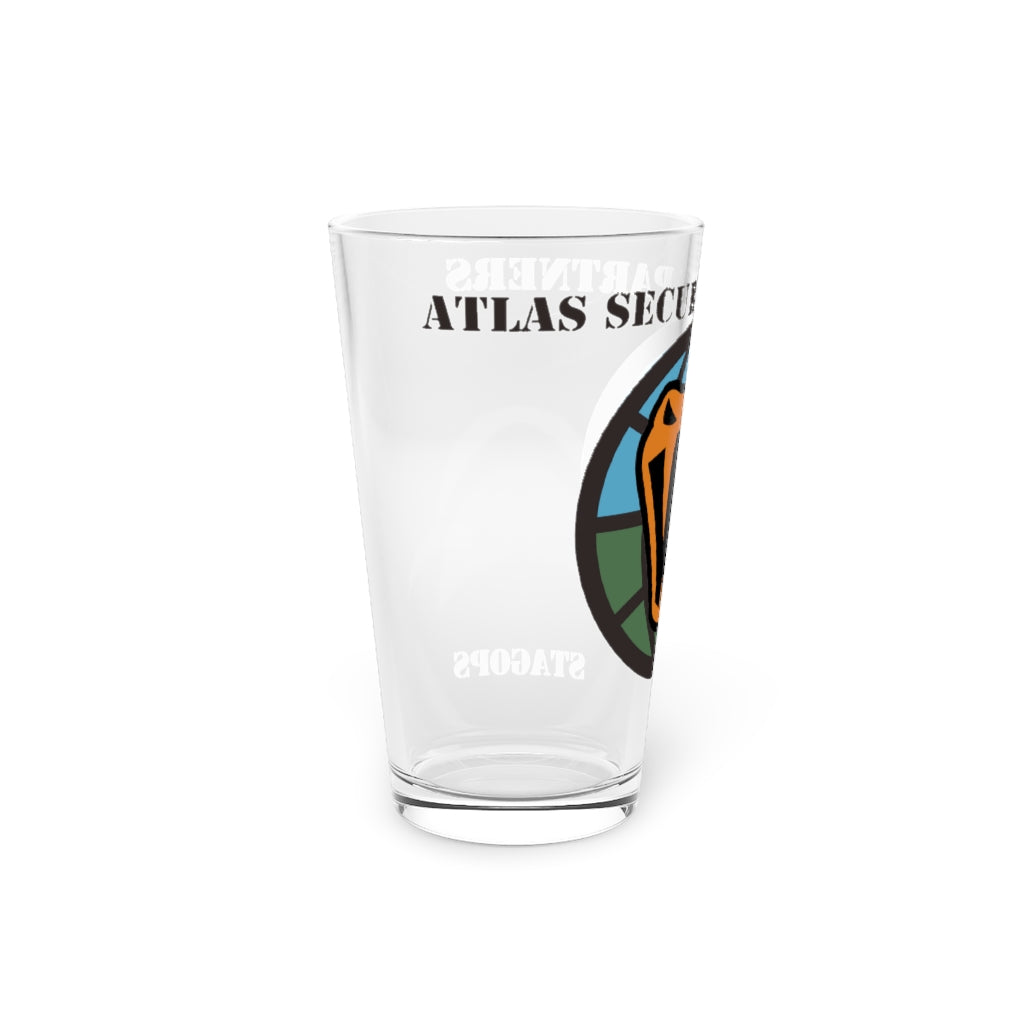 ASP logo Pint Glass, 16oz