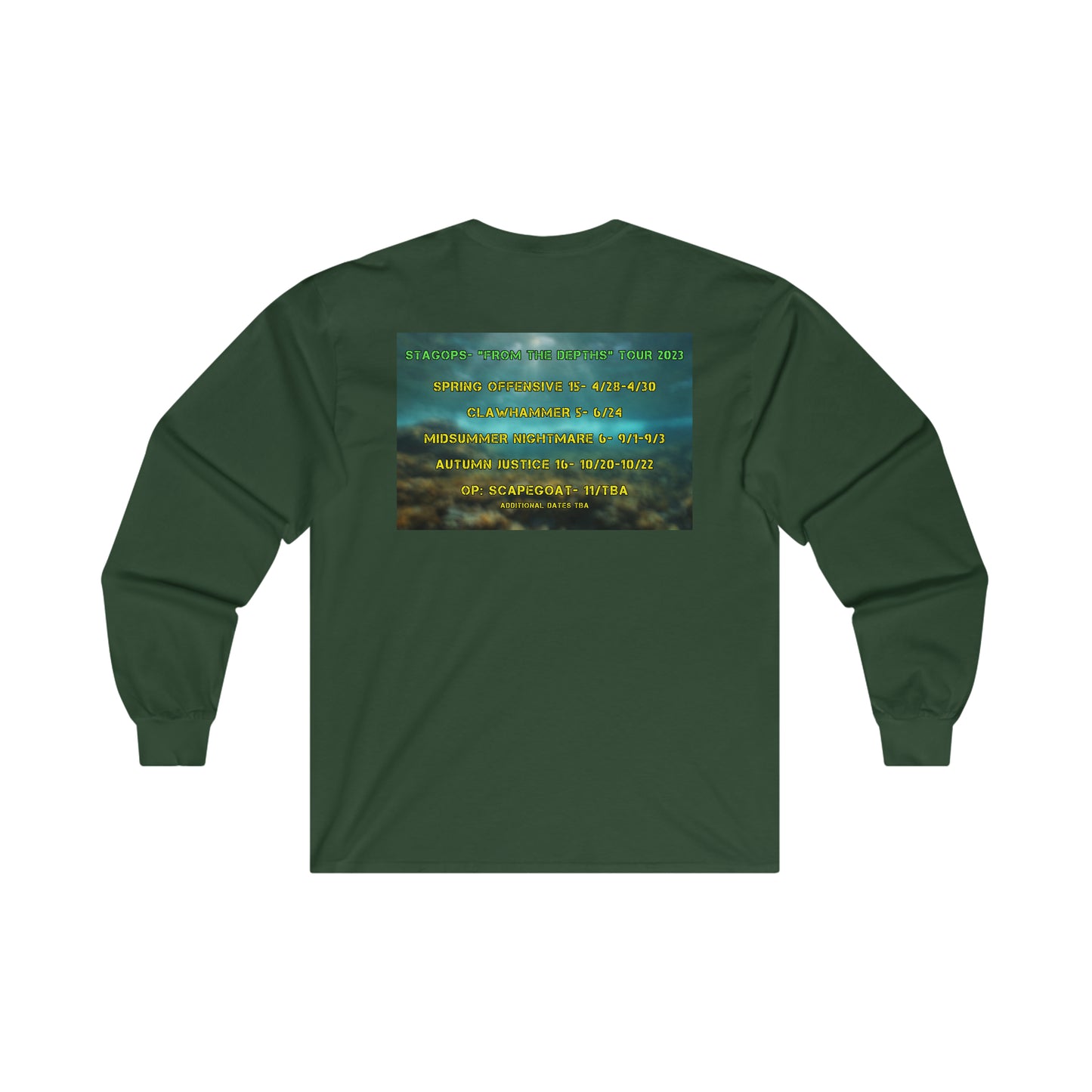 2023 From the Depths Tour (Double print) Ultra Cotton Long Sleeve Tee