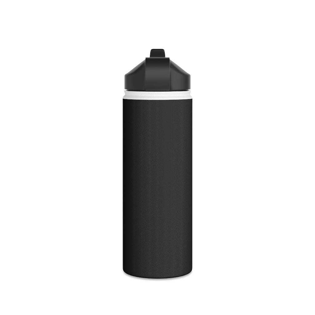 Stainless Steel Water Bottle, (sports lid)- BLACK LABEL