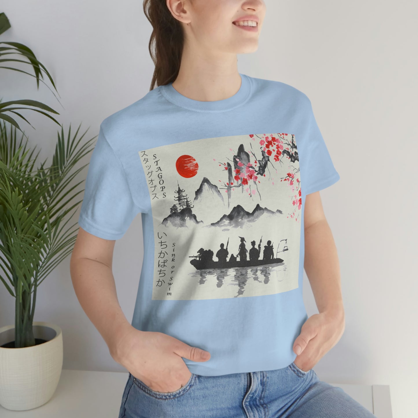 Sink or Swim, Cherry Blossom edition Tee