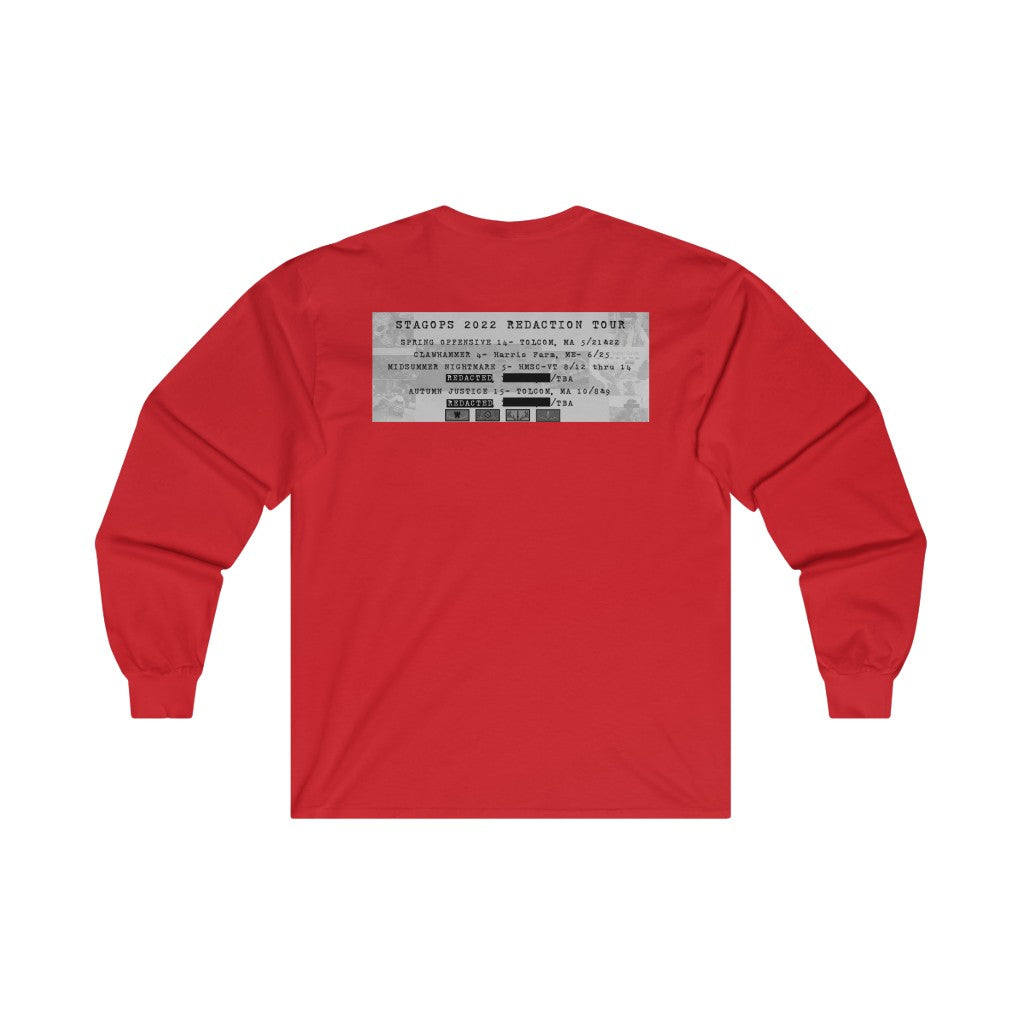 2022 REDACTED Tour Ultra Cotton Long Sleeve Tee