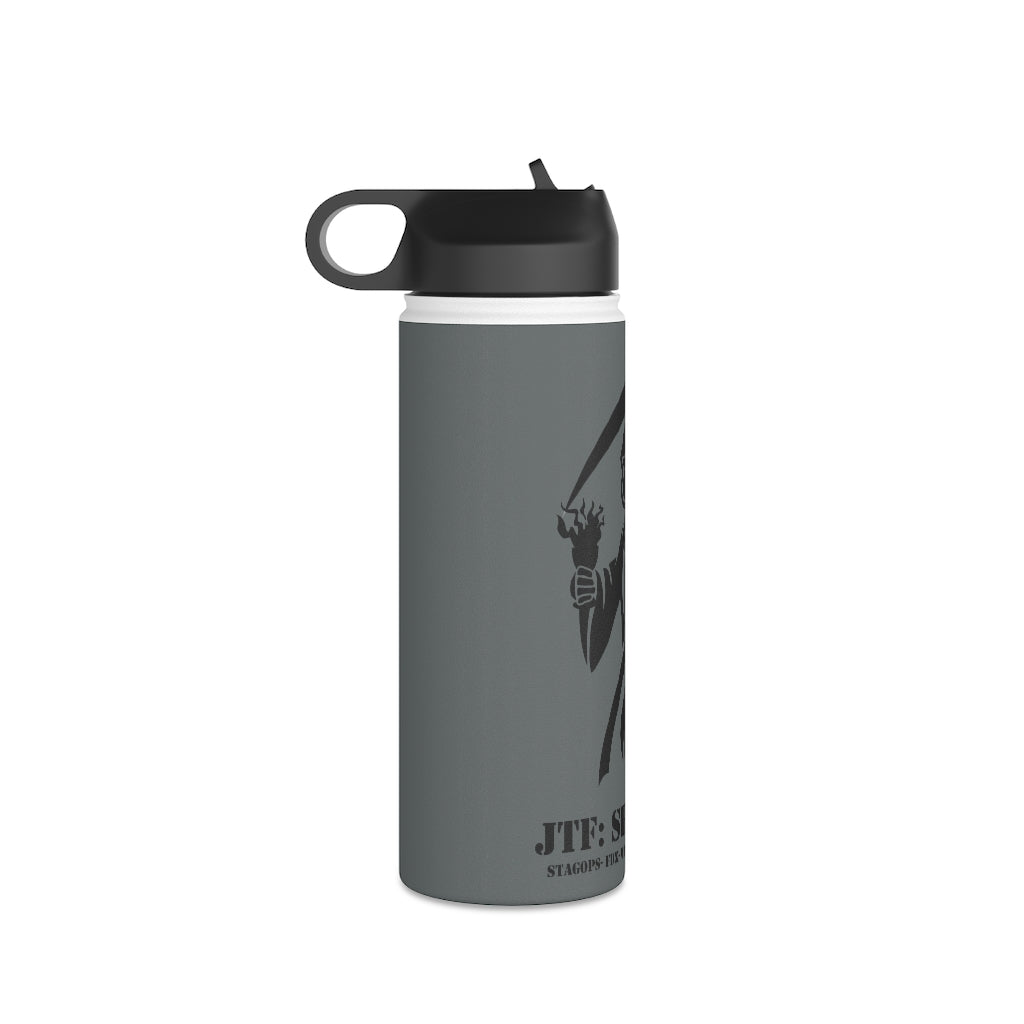 Stainless Steel Water Bottle, (sports lid)- JTF: SHEPHERD