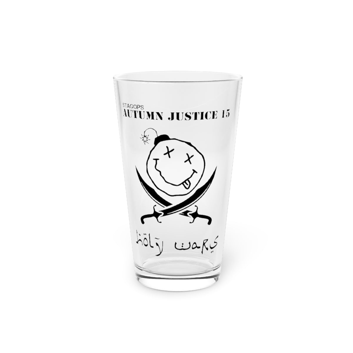 Autumn Justice 15 Pint Glass, 16oz