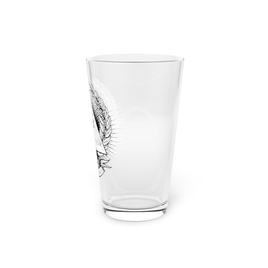 Justified Ancients of Milsim Pint Glass, 16oz