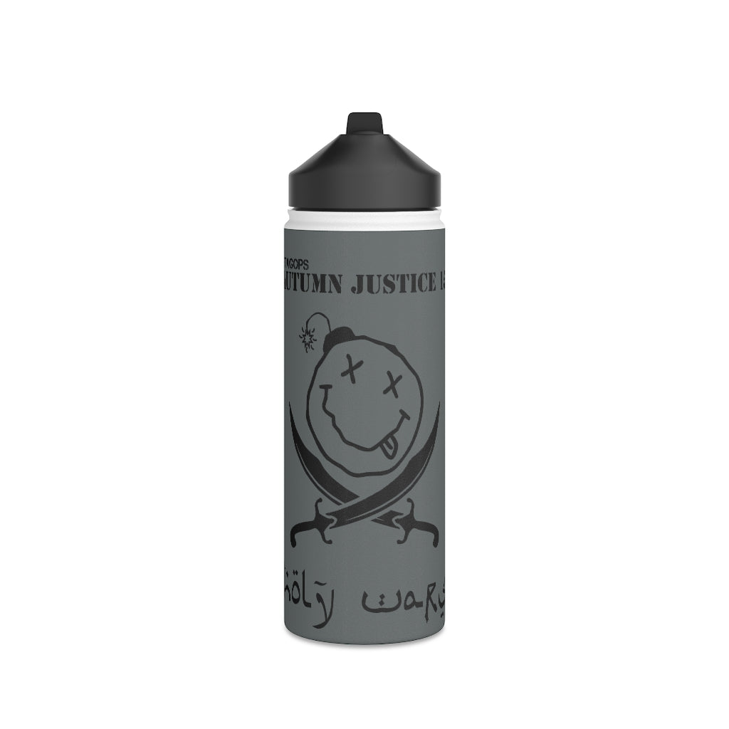 Autumn Justice 15 Stainless Steel Water Bottle, (sports lid)