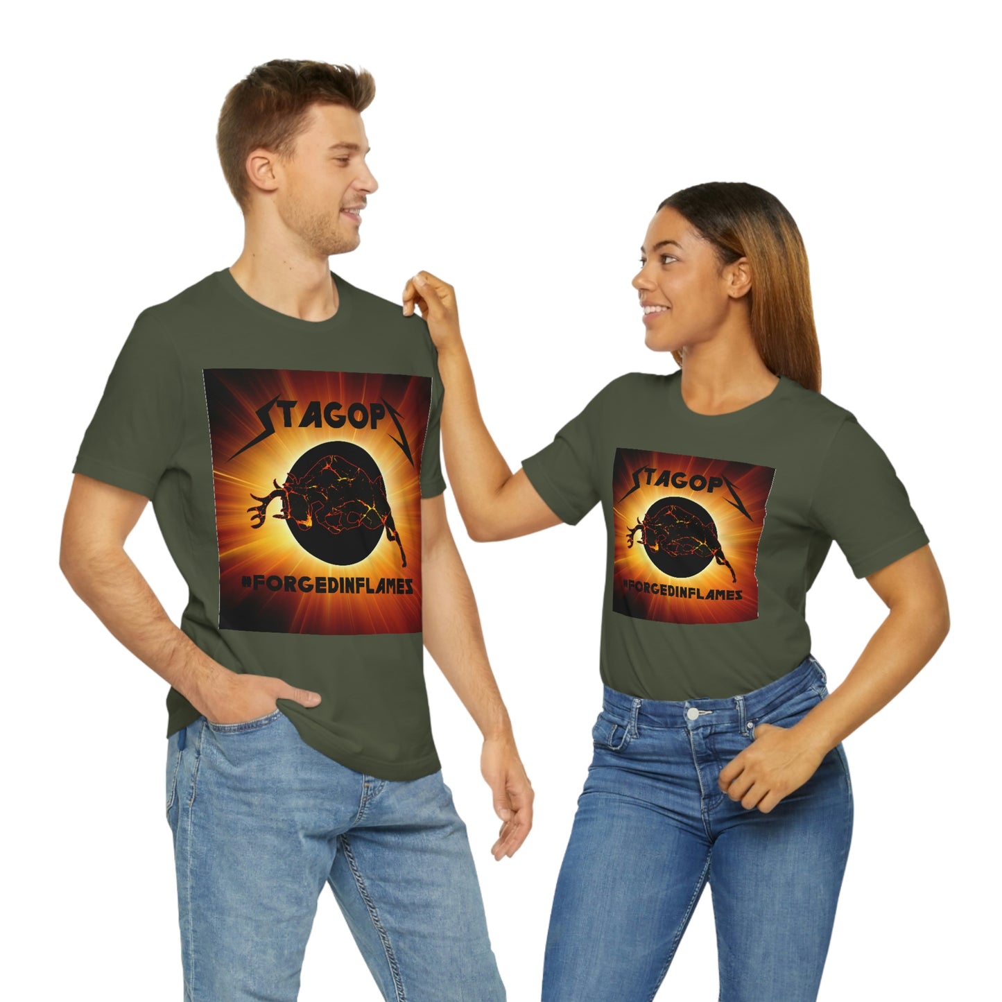 STAGOPS 2021 "Forged in Flames" double sided Tee