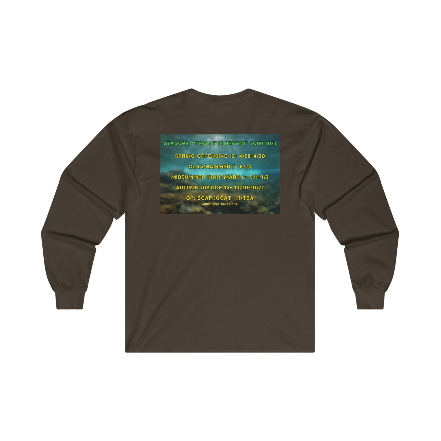 2023 From the Depths Tour (Double print) Ultra Cotton Long Sleeve Tee