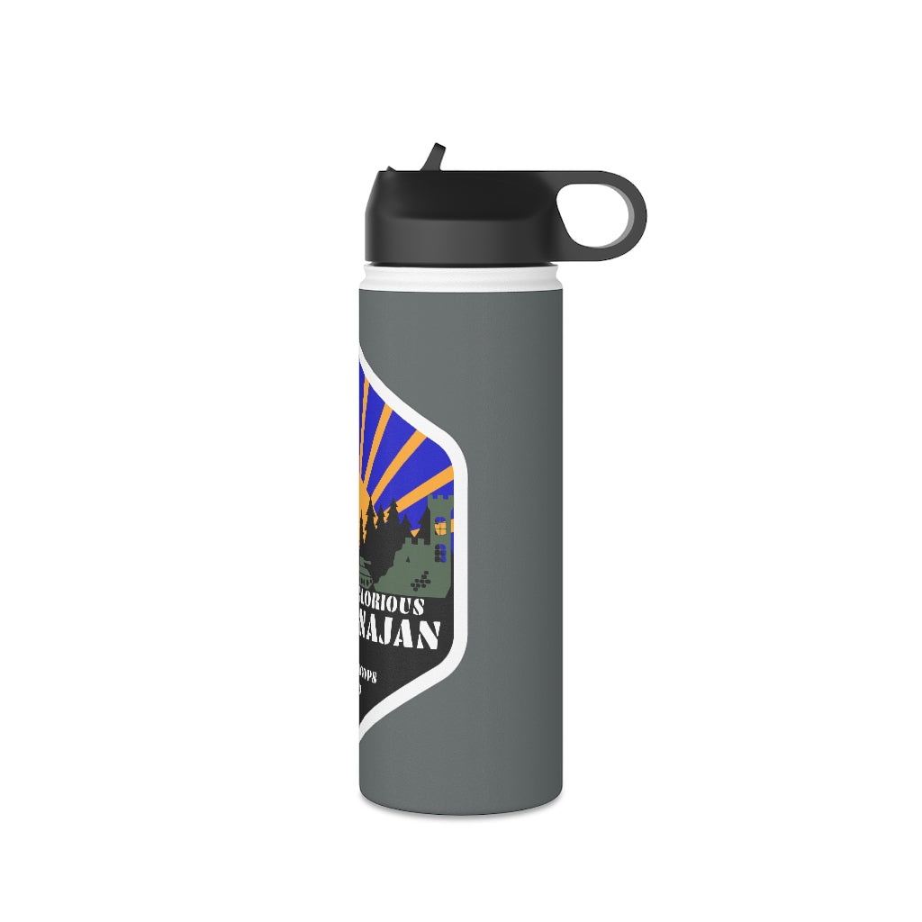 Stainless Steel Water Bottle, (sports lid)- AZERMENAJAN