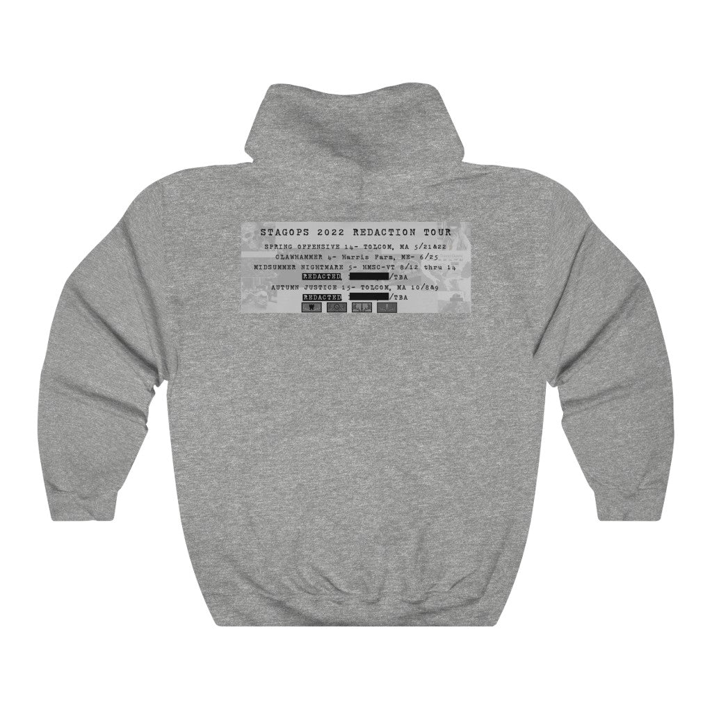 2022 REDACTED Tour hoodie