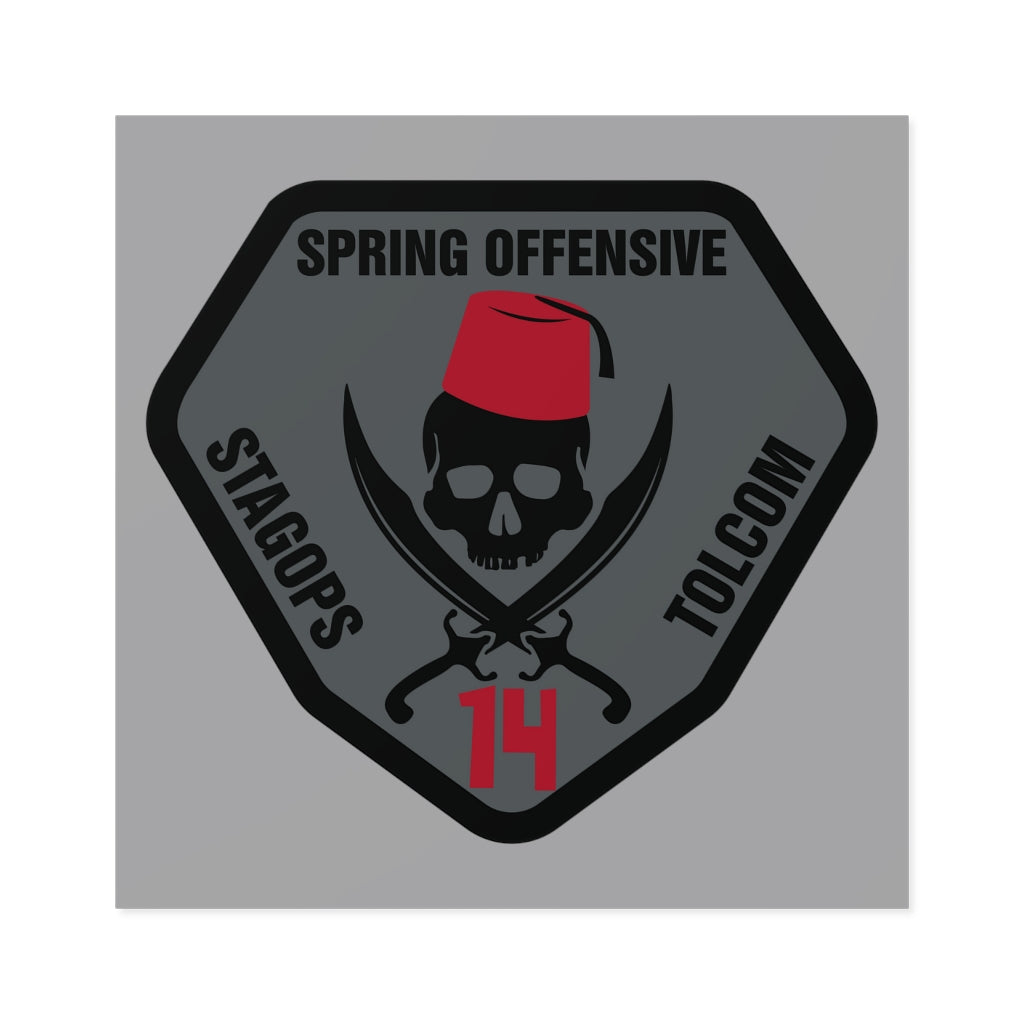 Spring Offensive 14 Stickers, Indoor\Outdoor