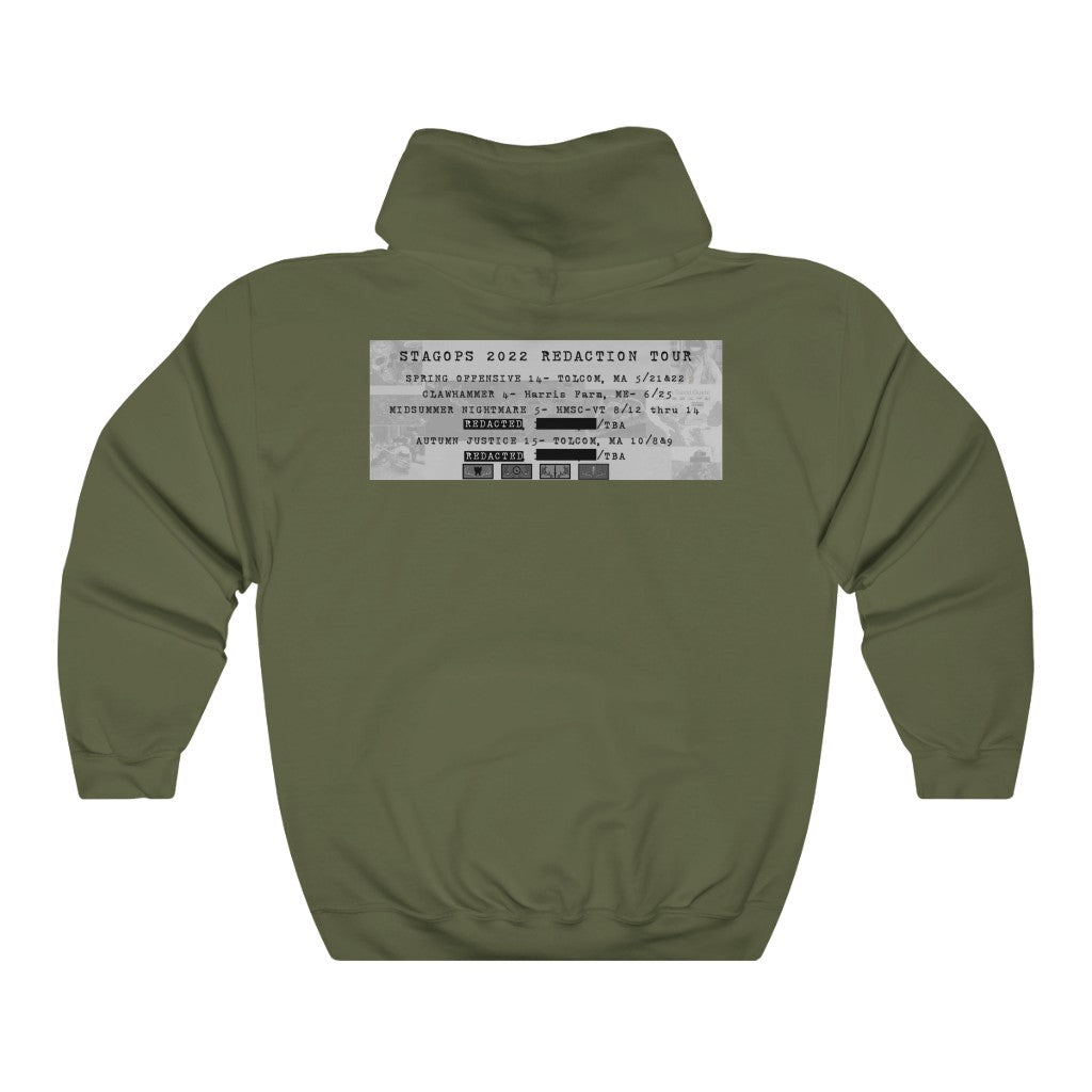 2022 REDACTED Tour hoodie