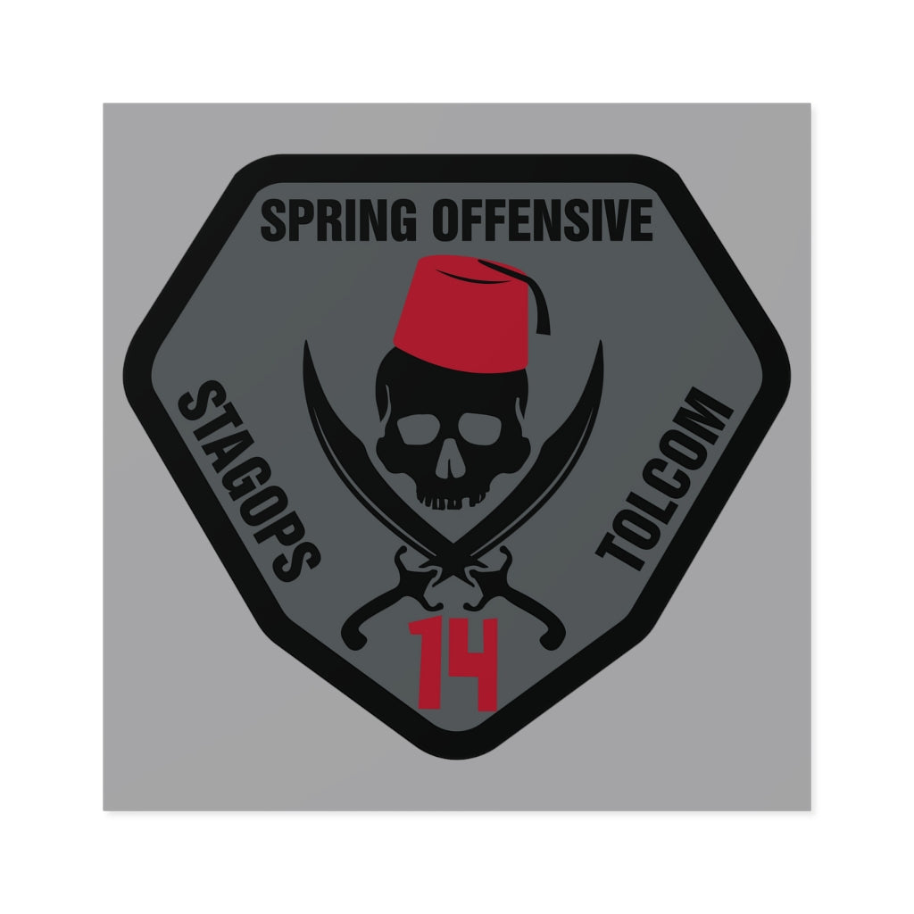 Spring Offensive 14 Stickers, Indoor\Outdoor