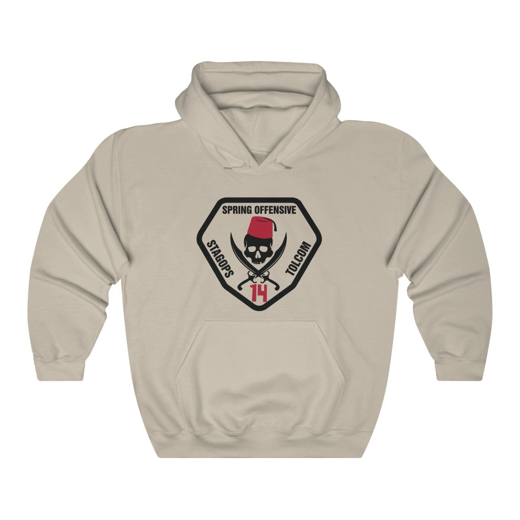 Spring Offensive 14 (clear center) Hoodie