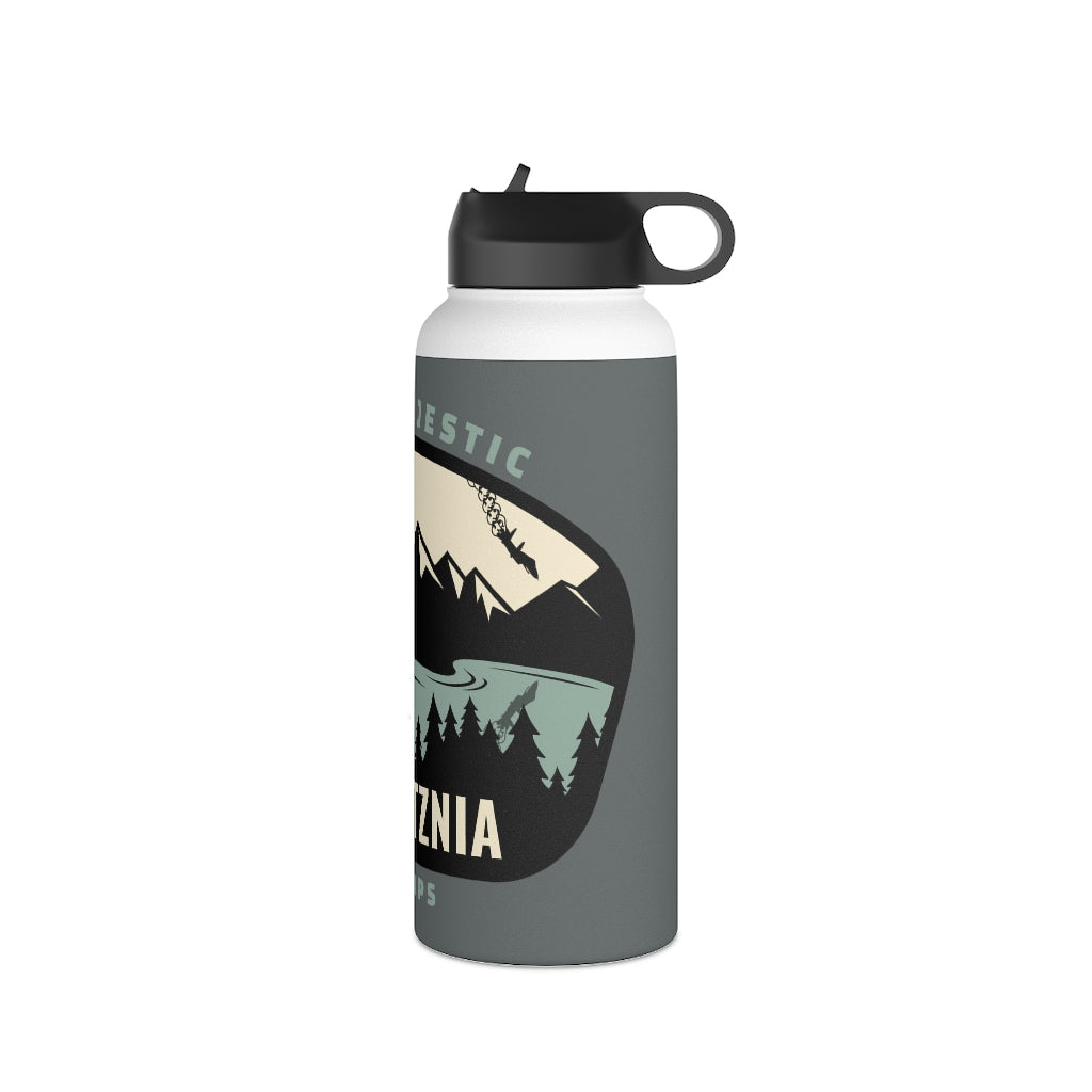 Stainless Steel Water Bottle, (sports lid)- BAGRITZNIA