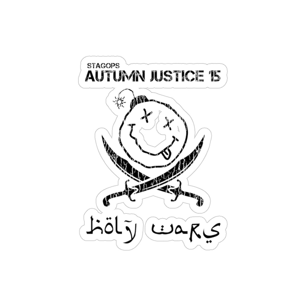 Autumn Justice 15 Transparent Outdoor Sticker