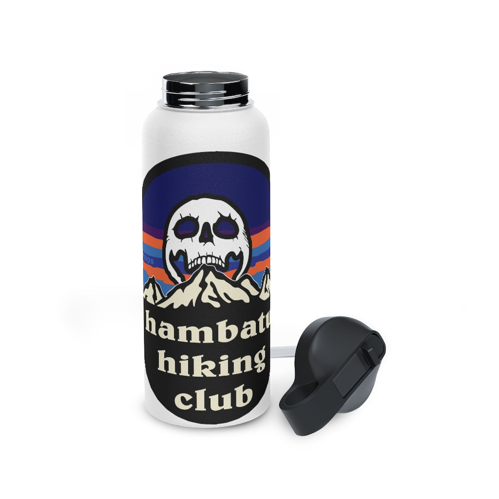 (Exclusive) Stainless Steel Water Bottle, (sports lid)- Hambatu hiking club