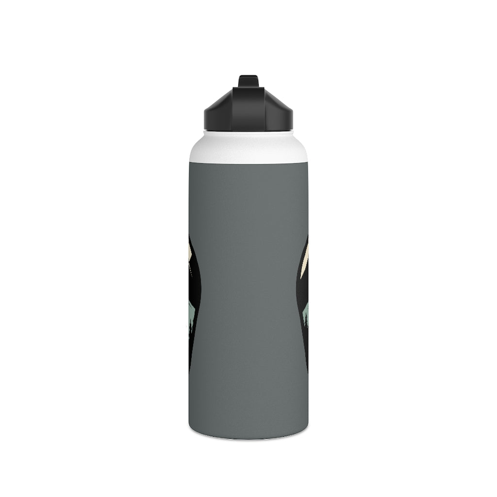 Stainless Steel Water Bottle, (sports lid)- BAGRITZNIA