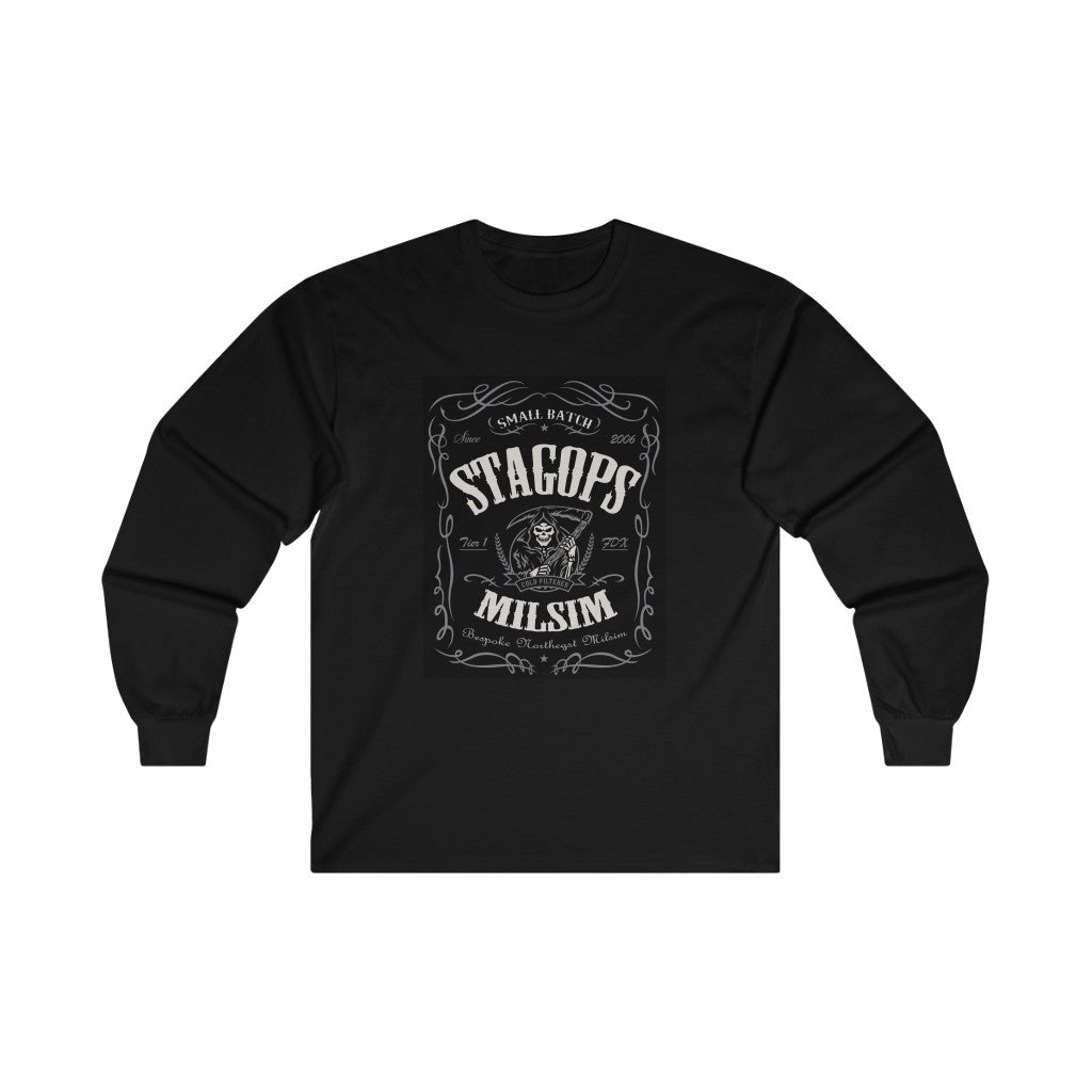 "Black Label" Ultra Cotton Long Sleeve Tee