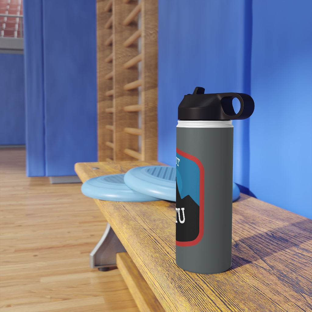 Stainless Steel Water Bottle, (sports lid)- HAMBATU