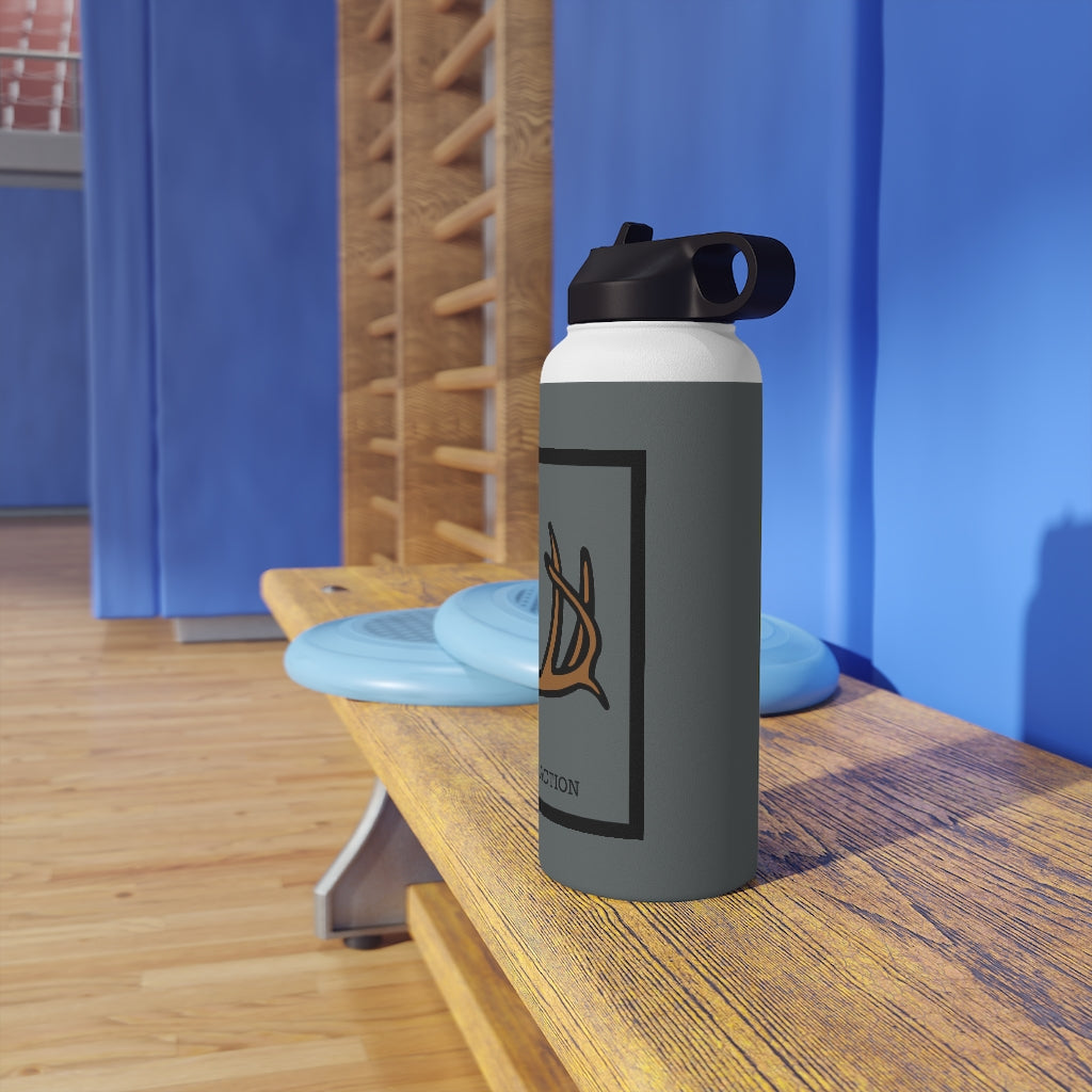 Stainless Steel Water Bottle, (sports lid)- STRATOPS