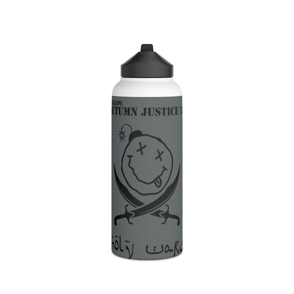 Autumn Justice 15 Stainless Steel Water Bottle, (sports lid)