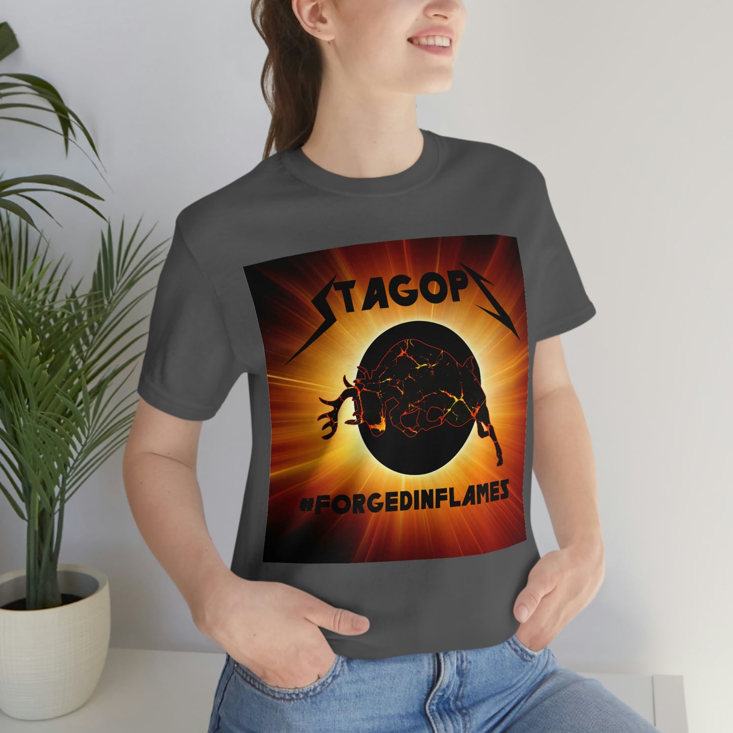 STAGOPS 2021 "Forged in Flames" double sided Tee