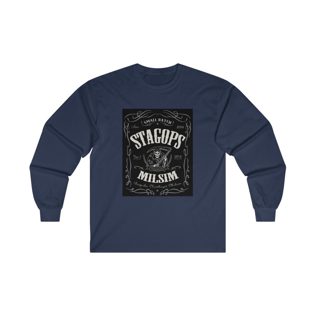 "Black Label" Ultra Cotton Long Sleeve Tee