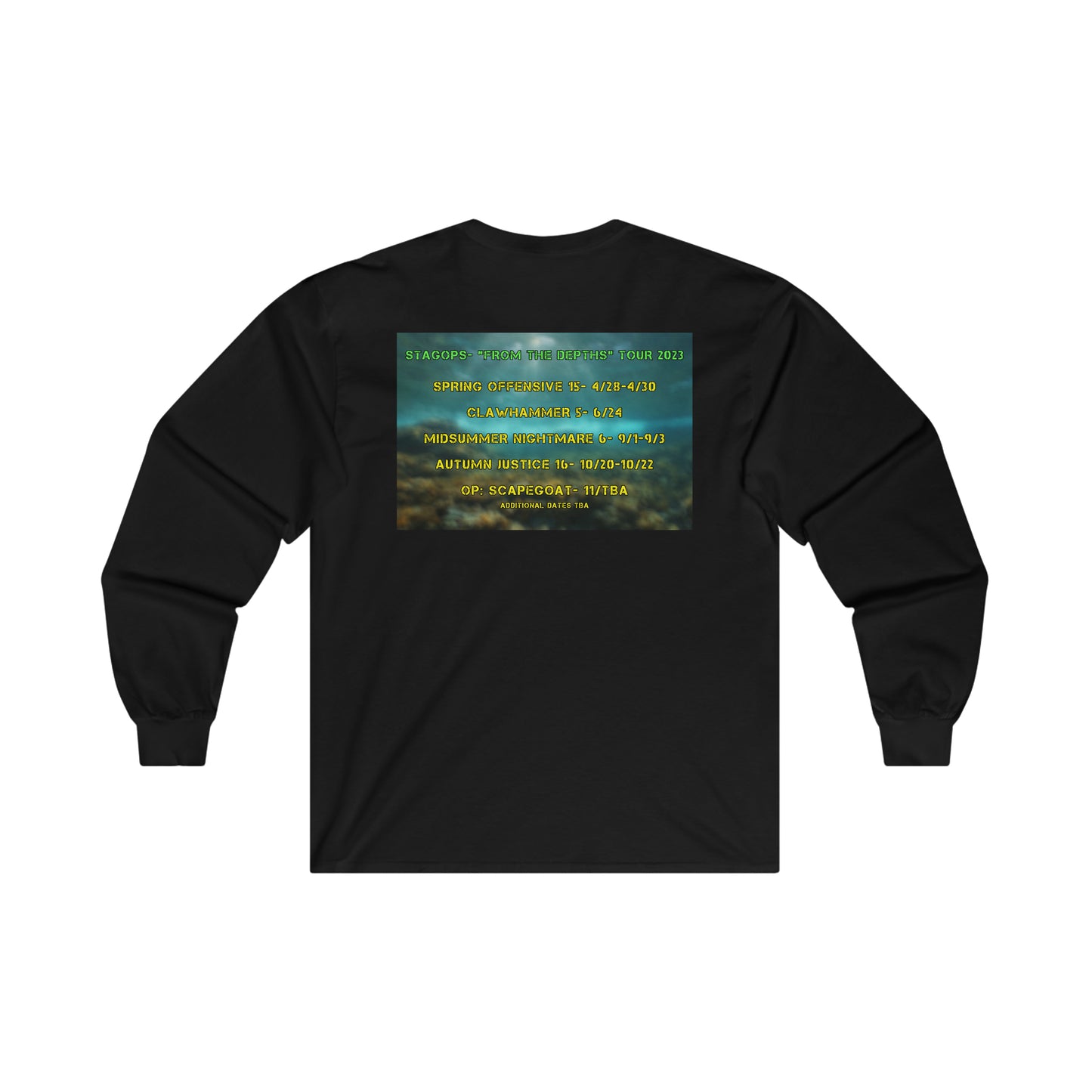 2023 From the Depths Tour (Double print) Ultra Cotton Long Sleeve Tee