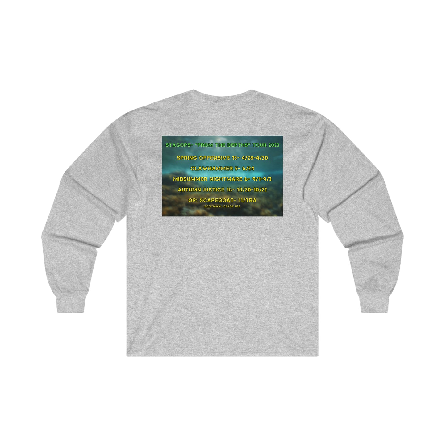 2023 From the Depths Tour (Double print) Ultra Cotton Long Sleeve Tee