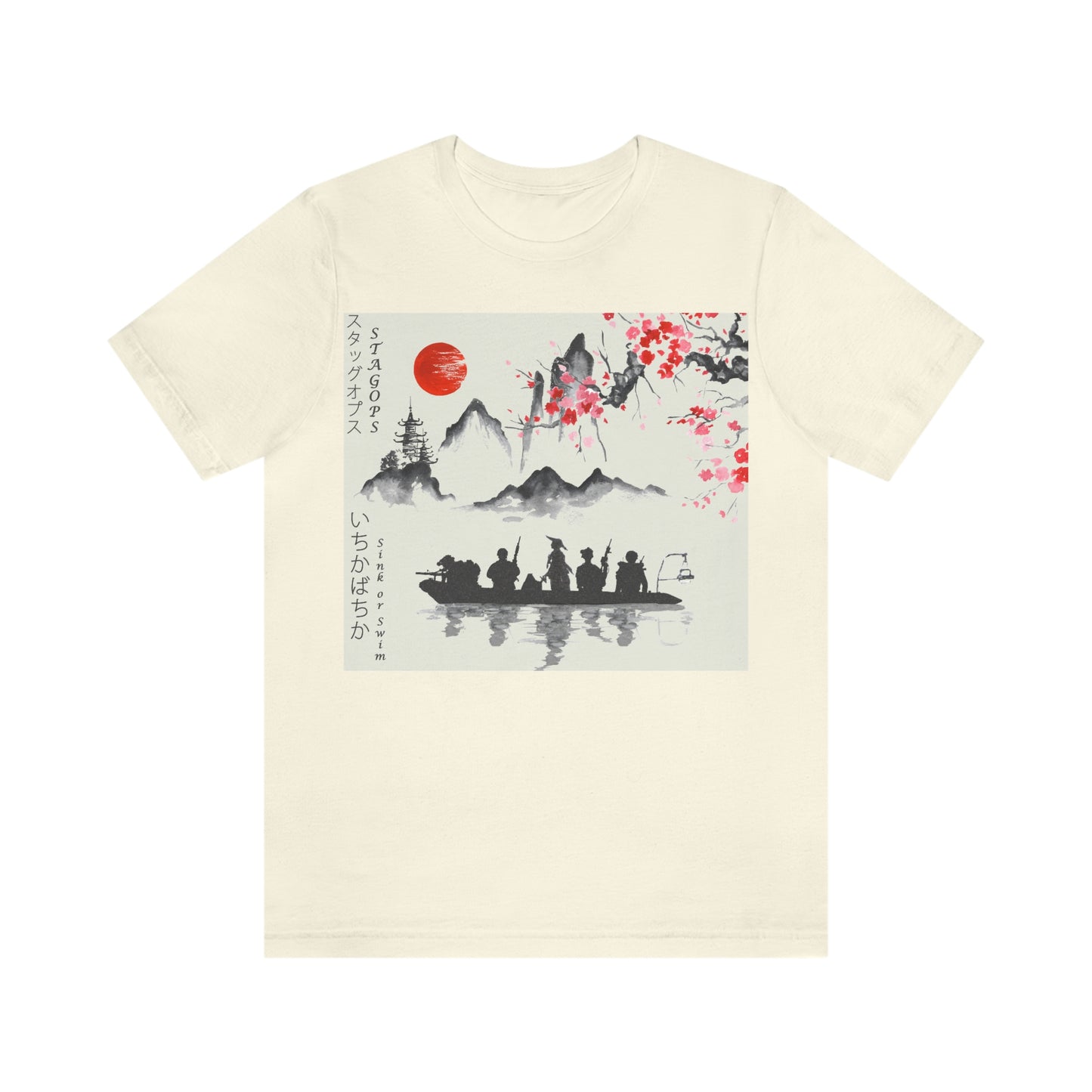 Sink or Swim, Cherry Blossom edition Tee