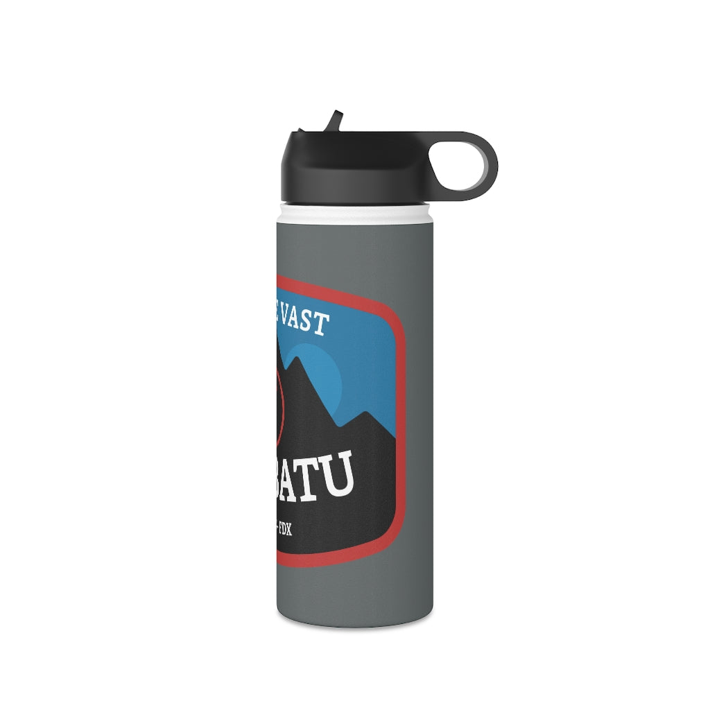 Stainless Steel Water Bottle, (sports lid)- HAMBATU